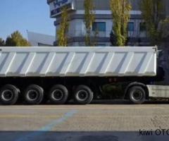 قلاب كمبرسي سعة 34 متر مكعب، 4 محاور، جفت تاير